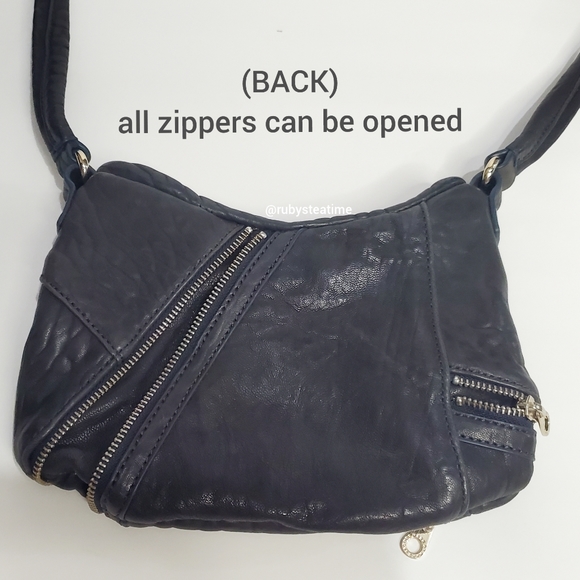 MARC BY MARC JACOBS Flash Kelsey Cross Body (Small) Lamb Leather in Ink Black - Picture 5 of 9